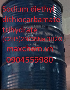 (C2H5)2NCSSNa - natri diethyldithiocarbamate trihydrat, Sodium diethyldithiocarbamate trihydrat