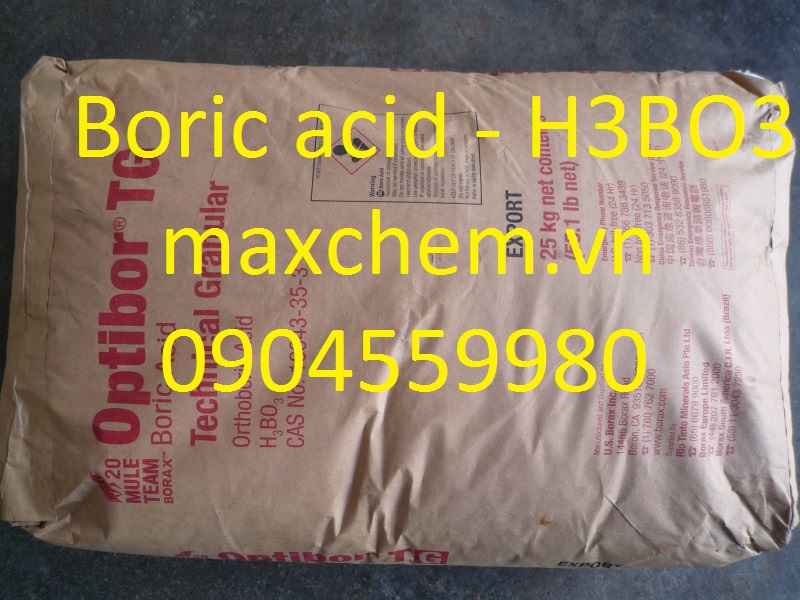 Boric acid, H3BO3